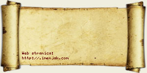 Jovana Grkinić vizit kartica